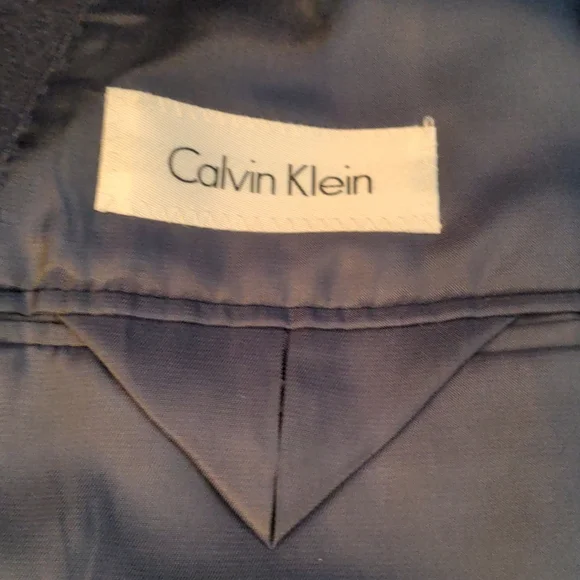 NWT Men's Calvin Klein Extreme Slim Fit Mobridge Blue Plain Suit Jacket, 38 Long